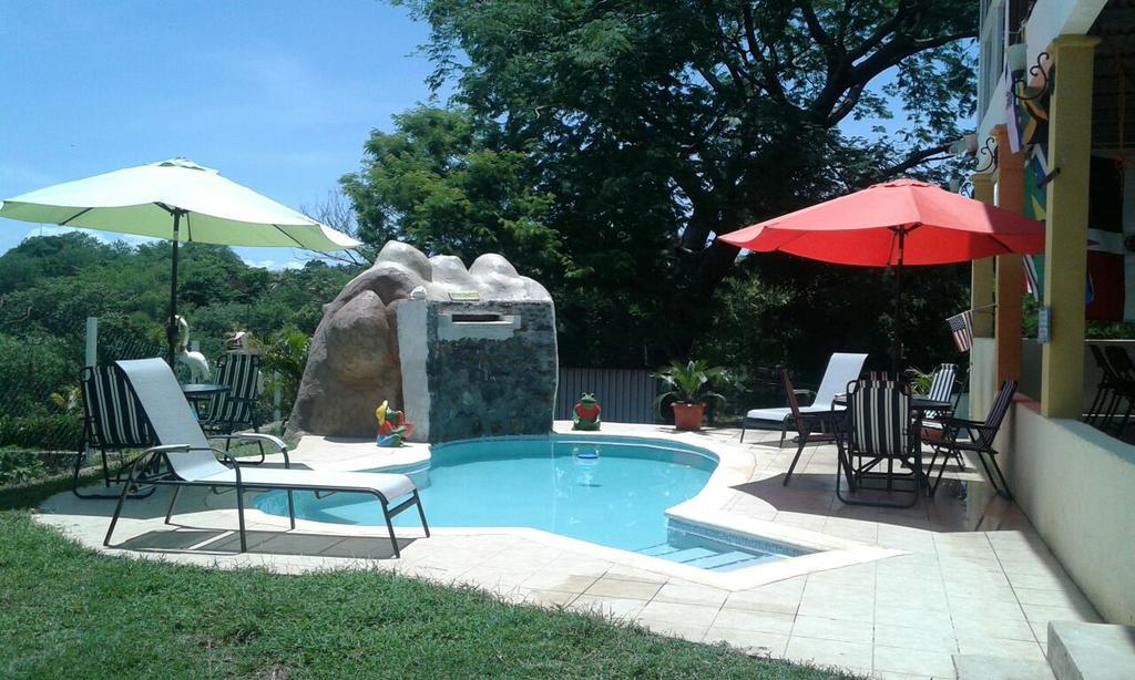 Paz Camping Playa Negra Hotel Amapala Bagian luar foto